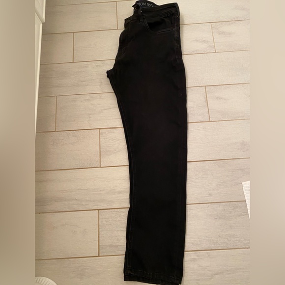 Buffalo David Bitton Black Skinny Stretch Jeans 36” Waist Denim - Picture 3 of 6